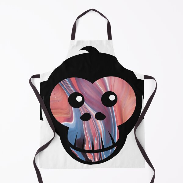 Item preview, Pink and Blue Marbled Monkey designed and sold by BuzzySpaceBee.