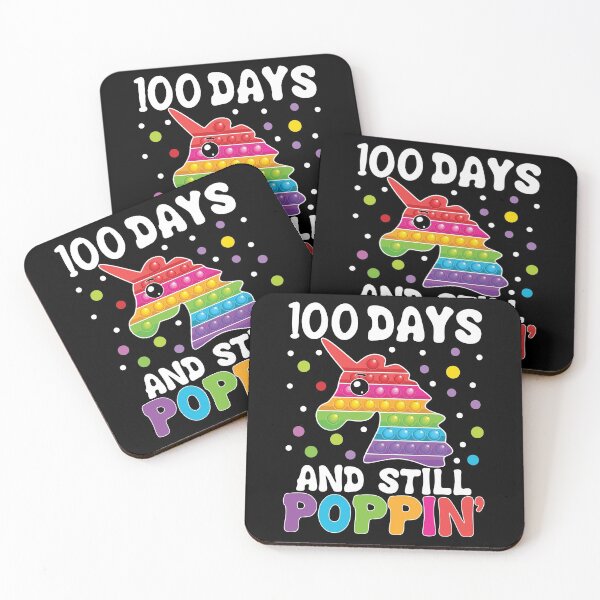 Item preview, 100 Days School And Still Poppin 100th Day cute Unicorn design for kids and teachers designed and sold by Pexilus.
