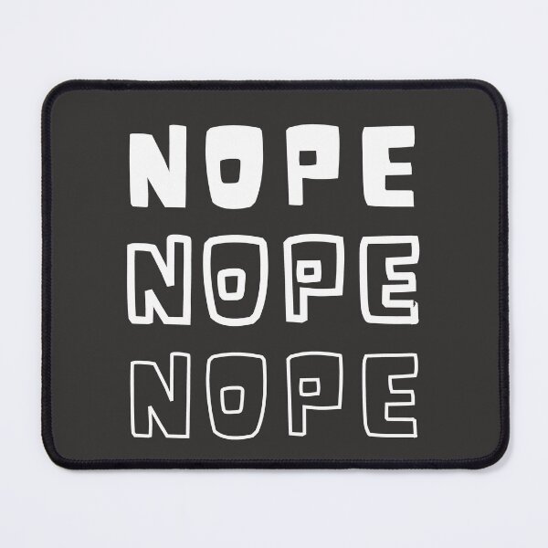 Item preview, No, no, no, di no, diseño de texto blanco rebelde. designed and sold by LGbubble.