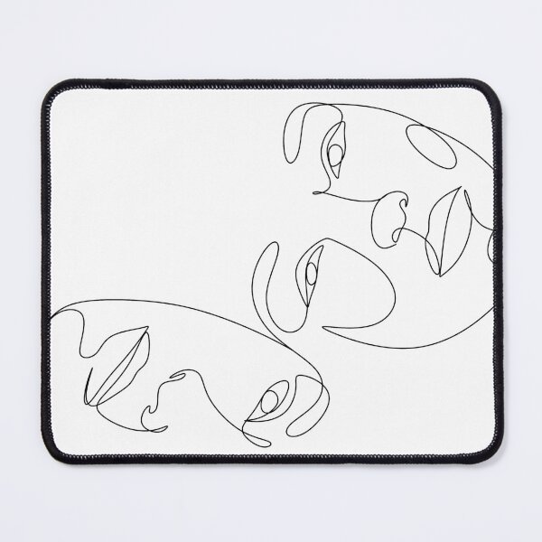 Item preview, One Line Woman face designed and sold by OneLinePrint.