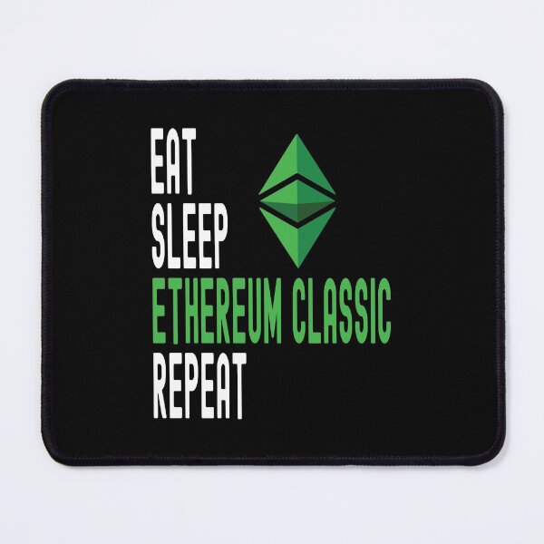 Artikelvorschau, Ethereum Classic Crypto, Ethereum Classic, Cryptocurrency, Eat Sleep, Ethereum Classic, Repeat entworfen und verkauft von Cafecreative.