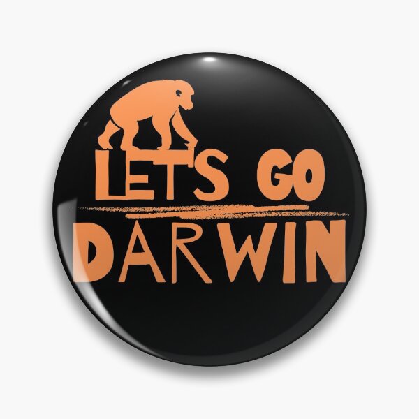 Item preview, Let's Go Darwin Monkey Ape Funny Design designed and sold by EarthArtDesigns.