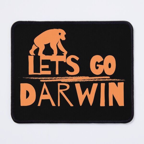 Item preview, Let's Go Darwin Monkey Ape Funny Design designed and sold by EarthArtDesigns.