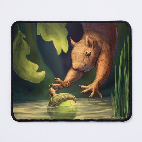 Item preview, Squirrel and tadpoles designed and sold by Eeryl.