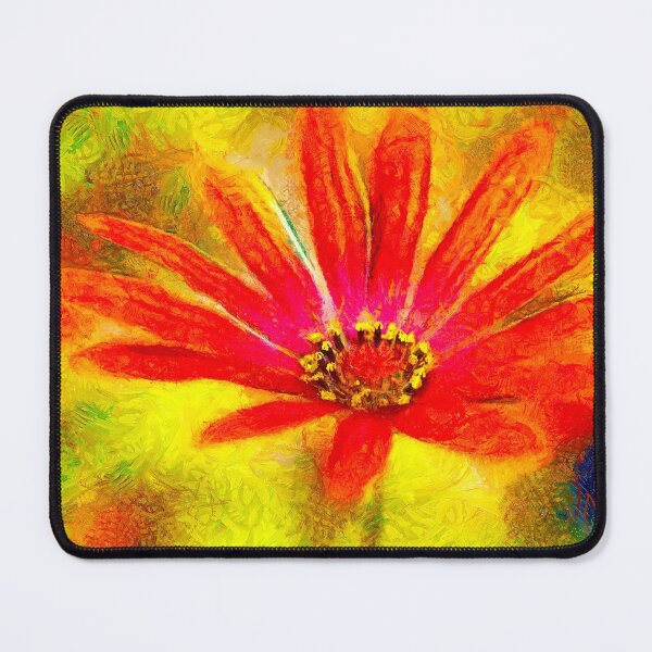Item preview, Red Osteospermum designed and sold by FOLK ART FUSION by heidiannemorris.
