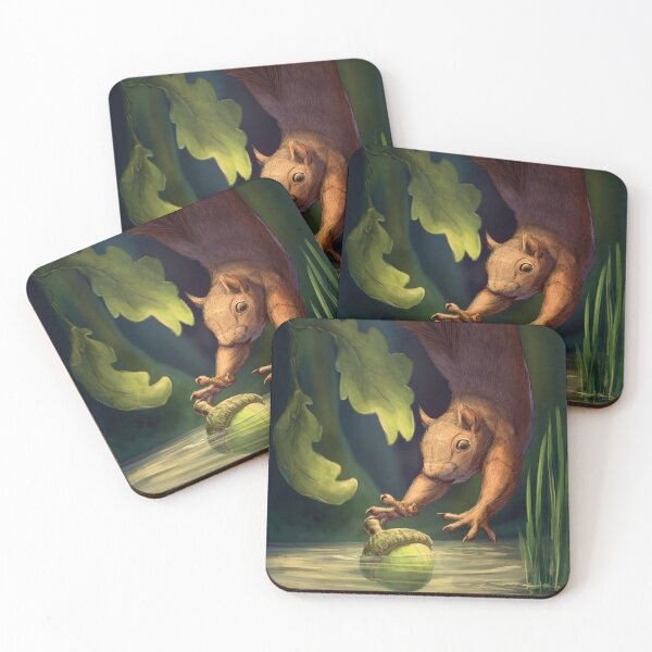 Item preview, Squirrel and tadpoles designed and sold by Eeryl.