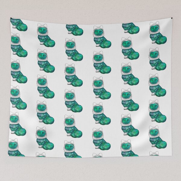 Item preview, Viridian Fox in Space designed and sold by Bohemian-Moon.