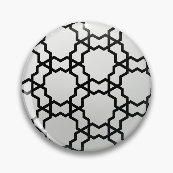 Item preview, Black and Pale Gray Overlapping Shape Tile Pattern Pairs 2022 Trending Color Swiss Meringue DEHW04 designed and sold by ColorOfTheYears.