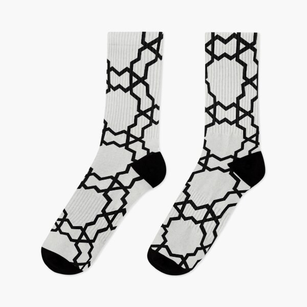 Item preview, Black and Pale Gray Overlapping Shape Tile Pattern Pairs 2022 Trending Color Swiss Meringue DEHW04 designed and sold by ColorOfTheYears.