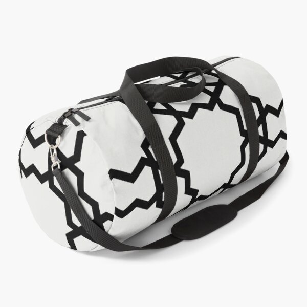 Item preview, Black and Pale Gray Overlapping Shape Tile Pattern Pairs 2022 Trending Color Swiss Meringue DEHW04 designed and sold by ColorOfTheYears.
