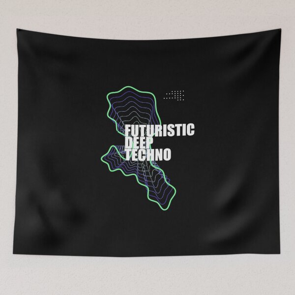 Item preview, Futuristic Deep Techno, Techno design. Djs gift.  designed and sold by paulo silveira.