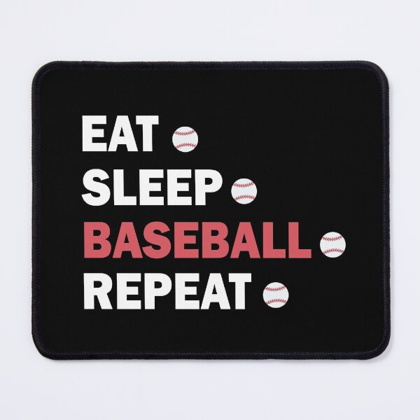 Item preview, Eat Sleep Baseball Repeat designed and sold by Skipperatthebay.