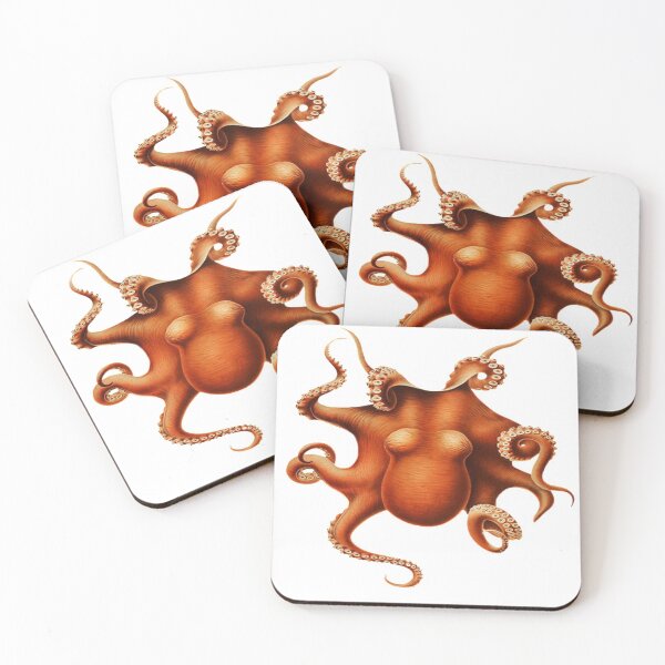 Item preview, Vintage Colored Octopus Custom Design designed and sold by busineselbase.