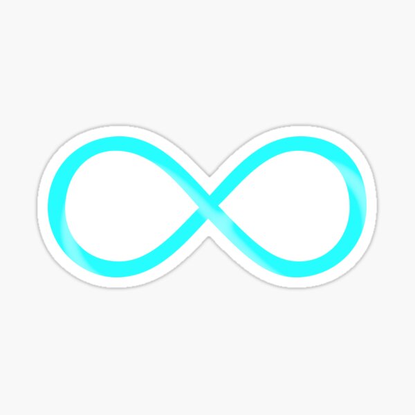 Neon Infinity Sticker