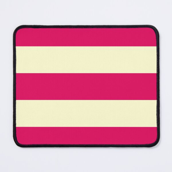 Item preview, Large RASPBERRY and CREAM Horizontal STRIPES designed and sold by RachelMacht.