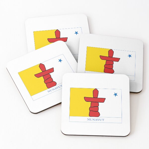 Item preview, Flag of Nunavut with name - Nunavut designed and sold by No.1 Canada Designs.
