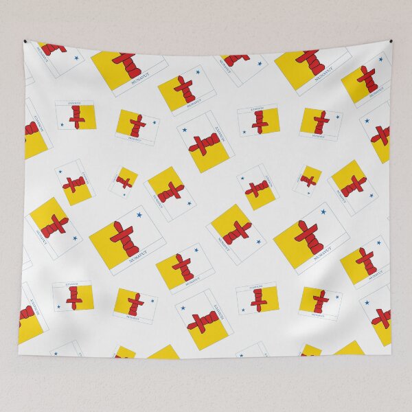 Item preview, Flag of Nunavut with name - Nunavut designed and sold by No.1 Canada Designs.