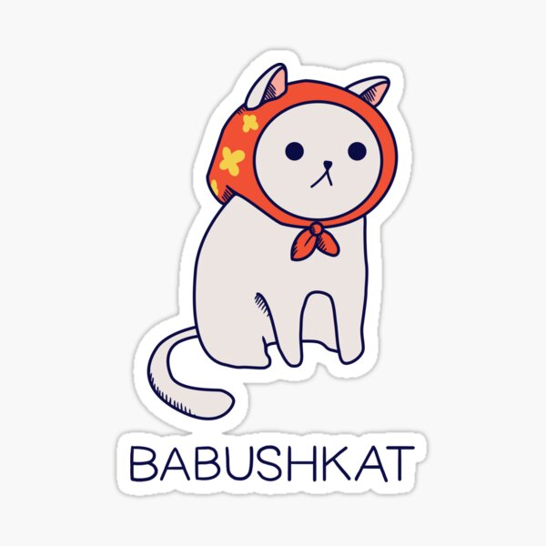 Babushkat Sticker
