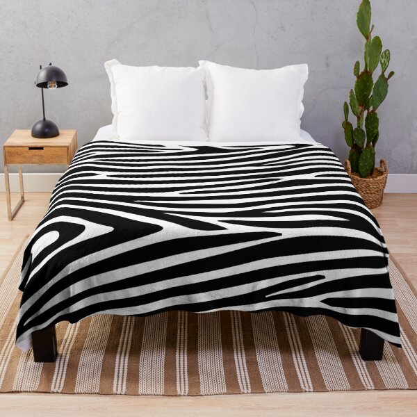 Item preview, 65 MCMLXV Black and White Optical Zebra Animal Print Pattern designed and sold by 65 MCMLXV.