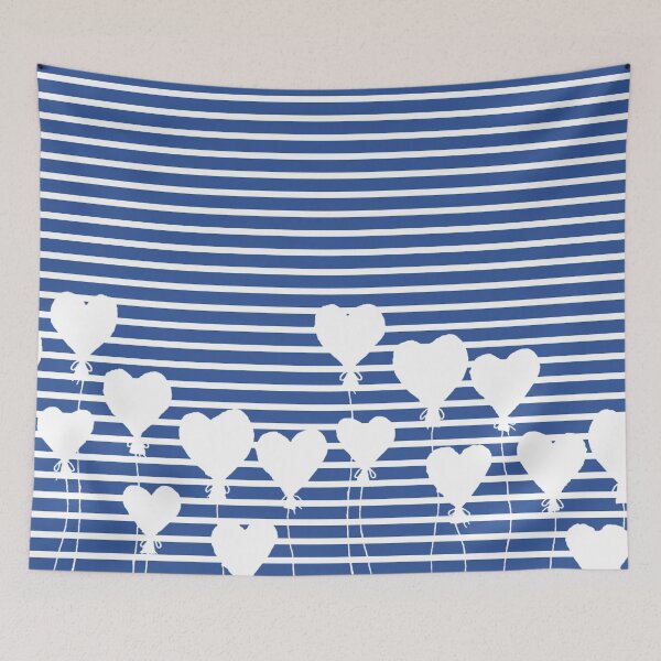 Item preview, Balloons and hearts sailor sweater in negative base hinge designed and sold by ebullitioncrea.