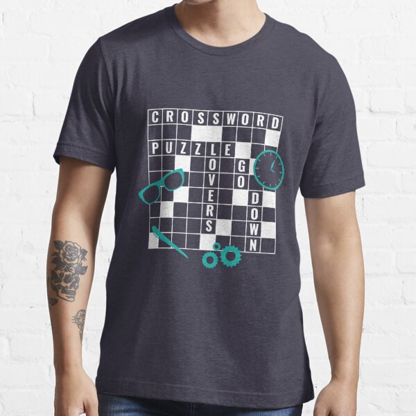 Crossword Puzzle Lovers Go Down T Shirt By Jaygo Redbubble Crossword T Shirts Crosswords