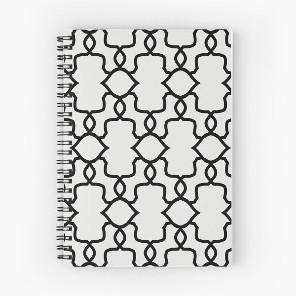 Item preview, Black and Pale Gray Ornamental Shape Pattern 4 Pairs 2022 Trending Color Swiss Meringue DEHW04 designed and sold by ColorOfTheYears.