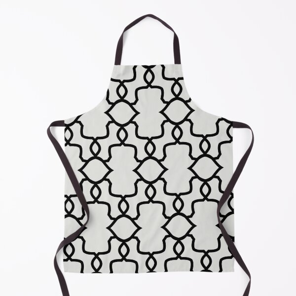 Item preview, Black and Pale Gray Ornamental Shape Pattern 4 Pairs 2022 Trending Color Swiss Meringue DEHW04 designed and sold by ColorOfTheYears.
