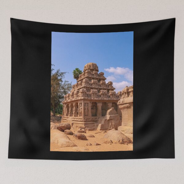 Item preview, Mahabalipuram, India - 7th Century Dharmaraja Ratha designed and sold by Mano Chandra Dhas.