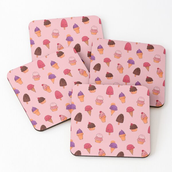 Item preview, Ice cream pattern design medium size creamy designed and sold by Bianca Brownish.