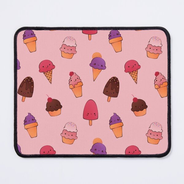 Item preview, Ice cream pattern design medium size creamy designed and sold by Bianca Brownish.