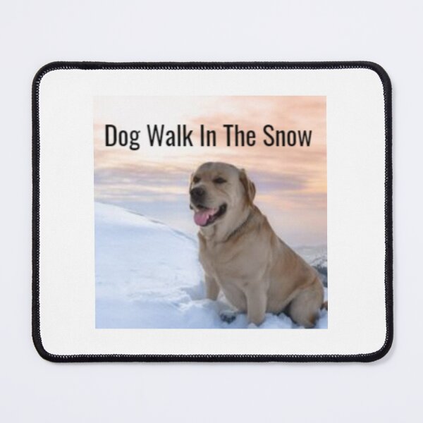 Item preview, Dog Walk In The Snow designed and sold by MaxManN1.