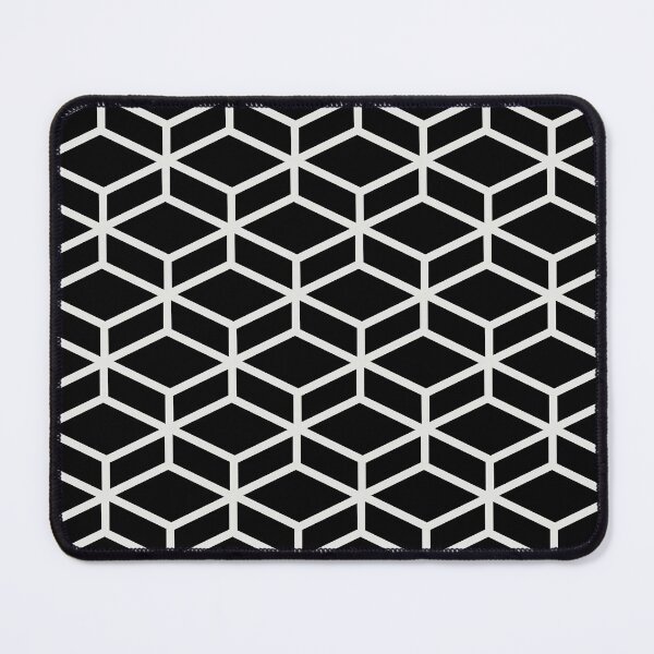 Item preview, Black and Pale Gray Tessellation Line Pattern 8 Pairs 2022 Trending Color Swiss Meringue DEHW04 designed and sold by ColorOfTheYears.