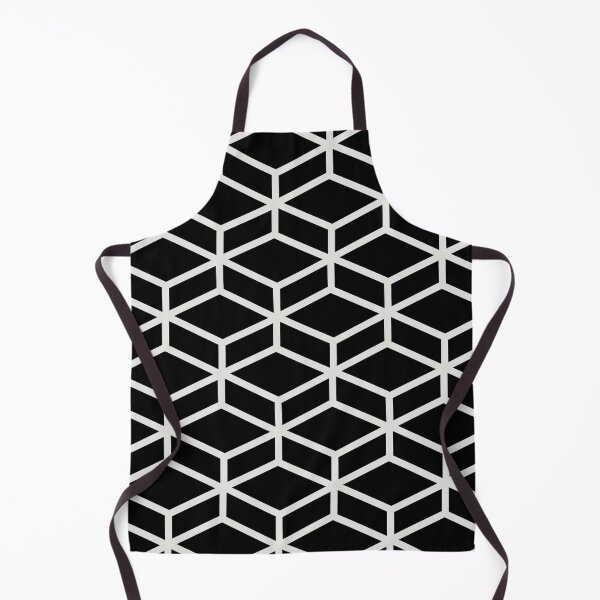 Item preview, Black and Pale Gray Tessellation Line Pattern 8 Pairs 2022 Trending Color Swiss Meringue DEHW04 designed and sold by ColorOfTheYears.