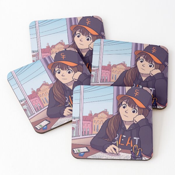 Item preview, lofi hip hop beats to score baseball/relax to designed and sold by Nat Lee Art.