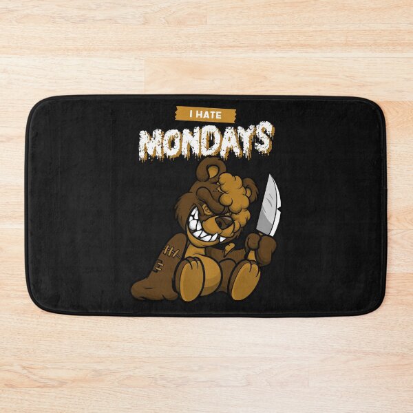 Item preview, Evil Bear Hates Mondays designed and sold by TeesbyGinyard.