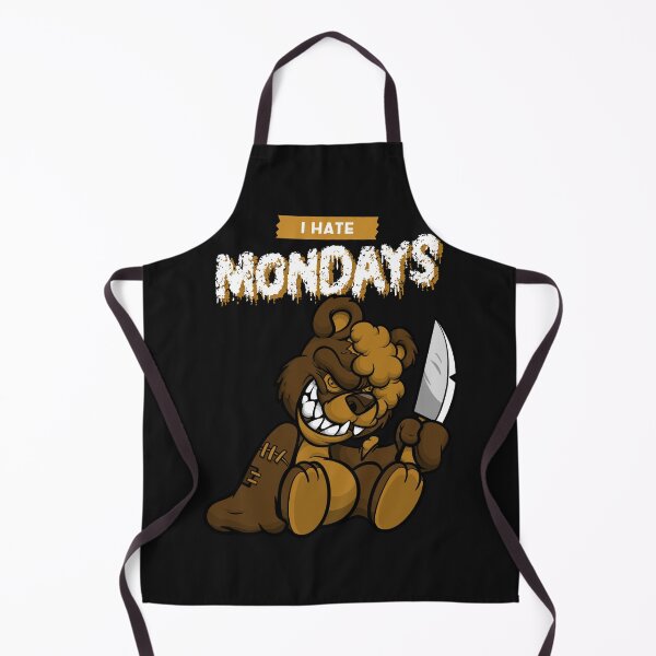 Item preview, Evil Bear Hates Mondays designed and sold by TeesbyGinyard.