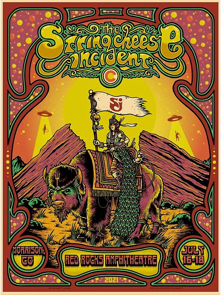 String Cheese Incident Dillon Ampitheatre Poster popular