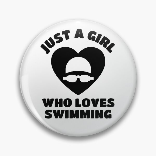 Artikelvorschau, Nur ein Mädchen, das gerne schwimmt entworfen und verkauft von TheGreenGoat.