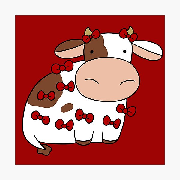 Item preview, Cow Covered in Bows designed and sold by SaradaBoru.