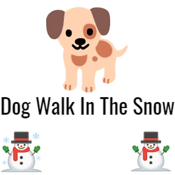 Artwork thumbnail, Dog Walk In The Snow by MaxManN1