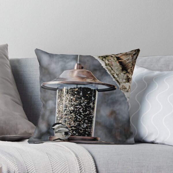 Item preview, Chickadee on a Birdfeeder designed and sold by ADM  Photography.