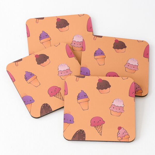 Item preview, Ice cream pattern design large size yellow designed and sold by Bianca Brownish.