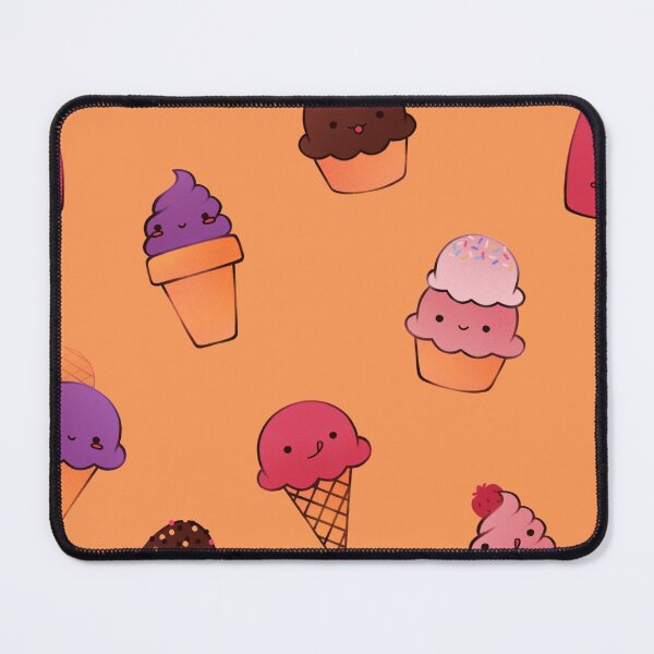 Item preview, Ice cream pattern design large size yellow designed and sold by Bianca Brownish.