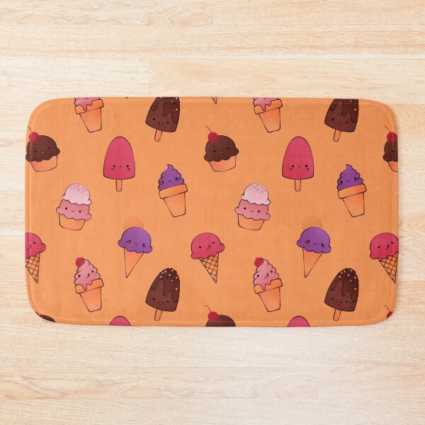 Item preview, Ice cream pattern design large size yellow designed and sold by Bianca Brownish.