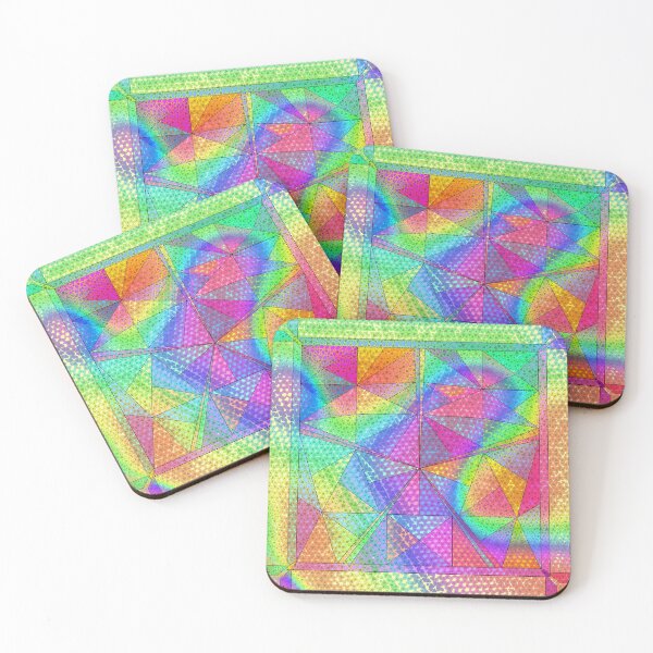 Item preview, Prismatic Colorful Shapes And Patterns designed and sold by mrthink.