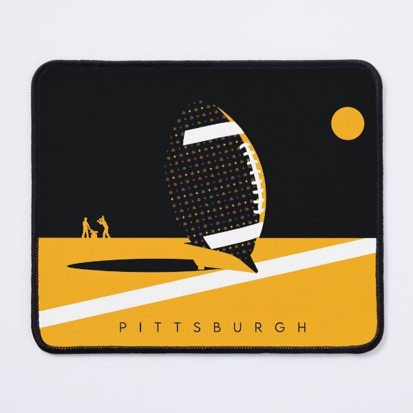 Item preview, Pittsburgh Mouse Pad For Computer; Gaming; Gifts Men; Desk Accessories; Office Supplies; Gifts year Old; NFL Fan Art designed and sold by jkahindo.