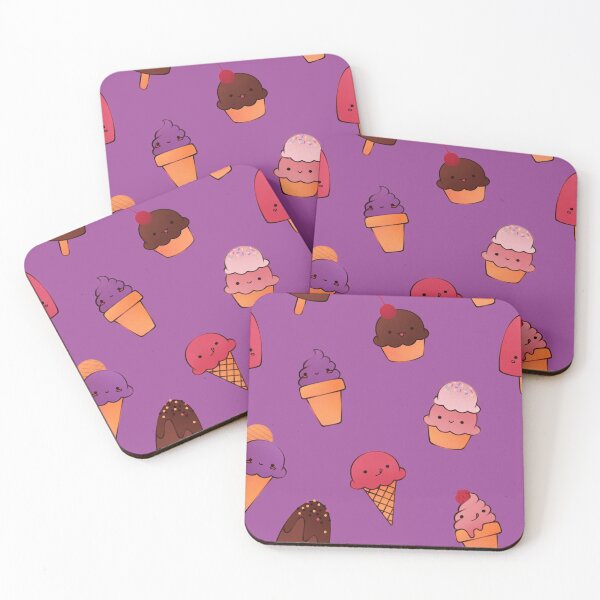Item preview, Ice cream pattern design large size purple designed and sold by Bianca Brownish.