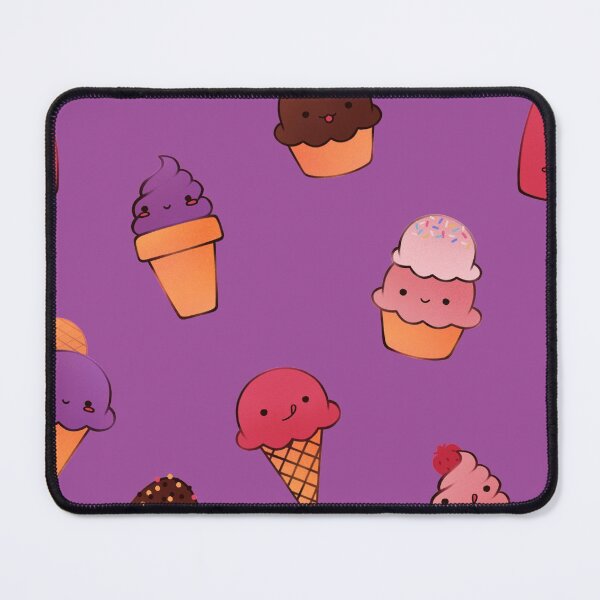 Item preview, Ice cream pattern design large size purple designed and sold by Bianca Brownish.
