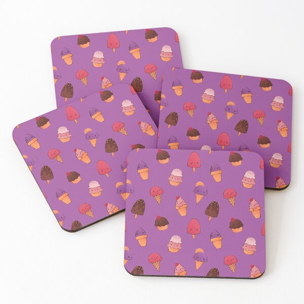 Item preview, Ice cream pattern design medium size purple designed and sold by Bianca Brownish.