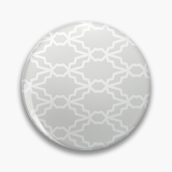 Item preview, Pale Gray and White Tessellation Line Pattern 35 Pairs 2022 Trending Color Swiss Meringue DEHW04 designed and sold by ColorOfTheYears.